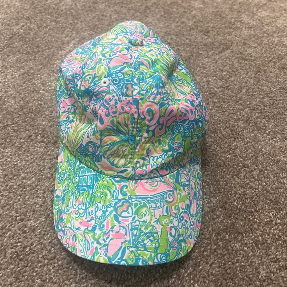 Lilly Pulitzer exclusive ocean reef Florida keys hat - Picture 1 of 3